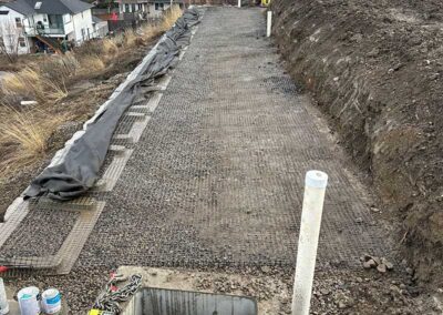 Godard-Excavating-retaining-wall-in-progress